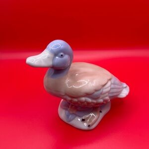 1980 Fine Porcelain Rare Duck Figurine by Enesco
